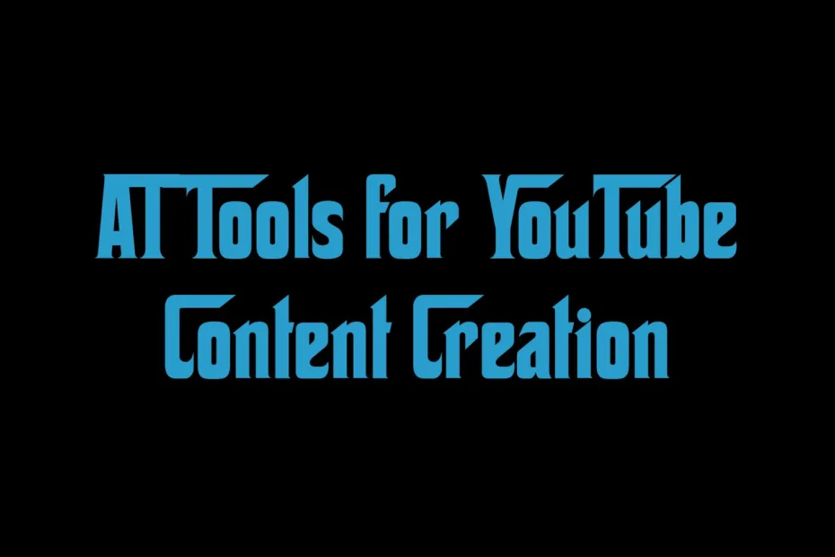 Ai Tools For Youtube Content Creation